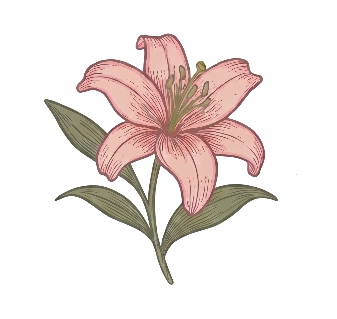 Emblème floral Lily Atelier Création